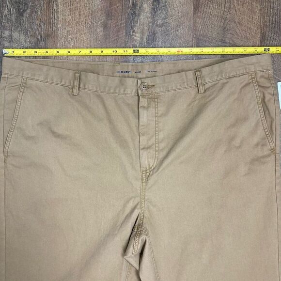 Old Navy Men’s Lived In Chino Pants in Sand Light Camel 100% Cotton sz 48x30 NWT - Picture 6 of 8